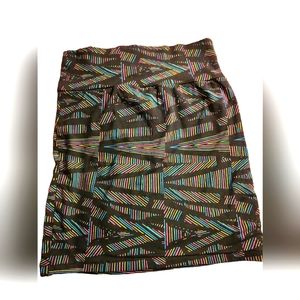 Colorful, Vibrant, Rainbow Skirt, Body shaping, Form Fit, Mini skirt, XS